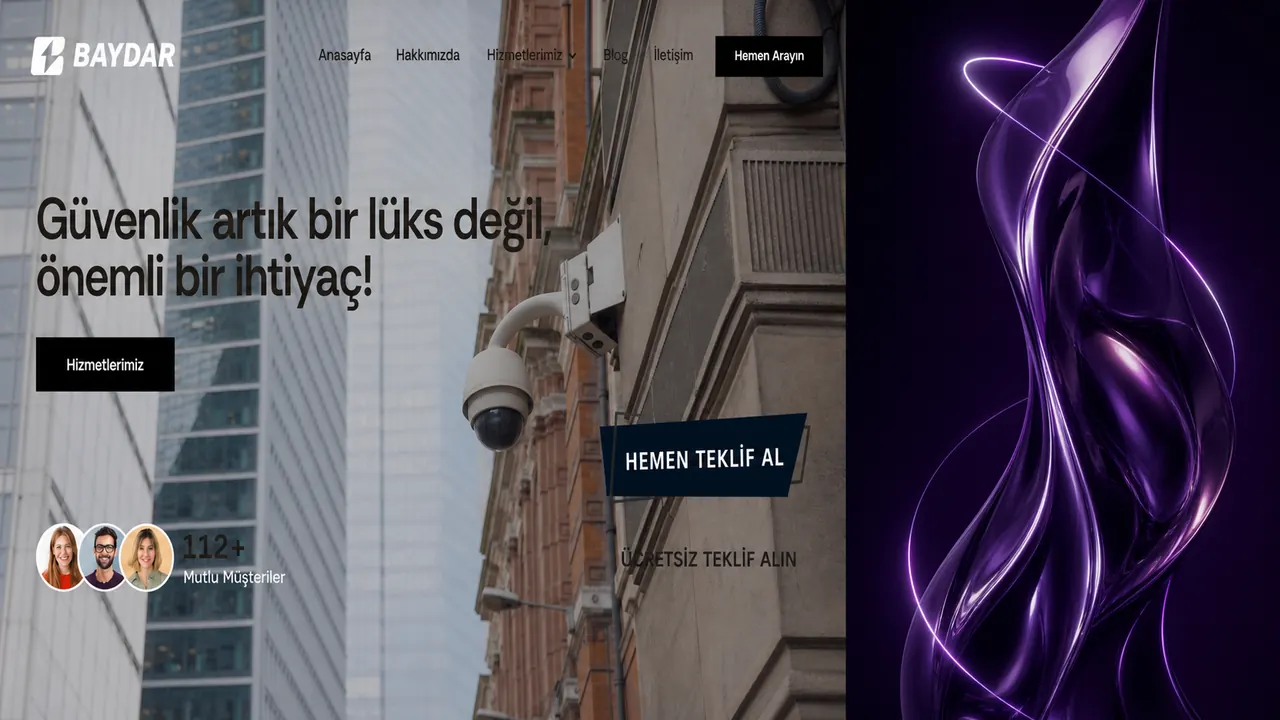 Baydar Teknoloji mobil/detay görünümü