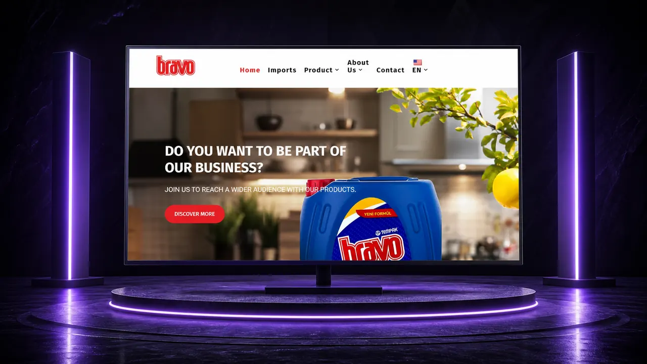 Bravodetergent web sitesi