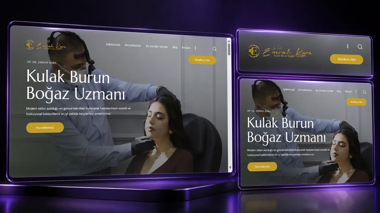 Dr. Emrah Kara iç sayfa görünümü