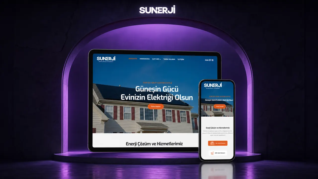 Sunerji iç sayfa görünümü